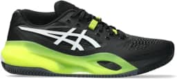 Tênis ASICS Gel-Resolution X Clay (Saibro) Masculino Preto e Verde Limão