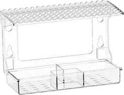 Comedouro para Pássaros com Janela de Observação - Casa De Pássaros Exterior,Com Ventosa Transparente Para Observação Decoração Externa Jardim Varanda Pátio