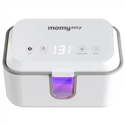 MOMYEASY Aquecedor de lenços umedecidos para bebês, aquecedor de lenços umedecidos para bebês, aquecedor de fraldas com visor de temperatura e luz noturna