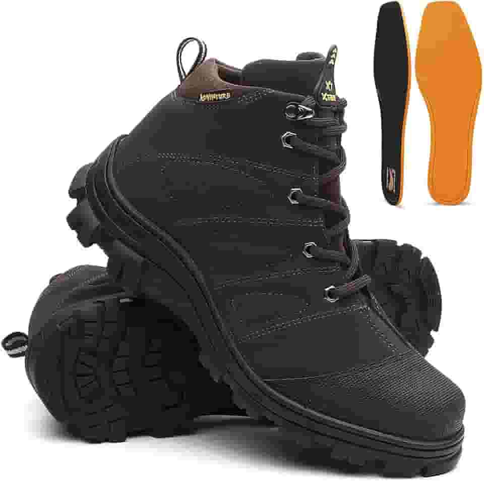 Coturno Masculino Adventure Tênis De Trilha Costurado