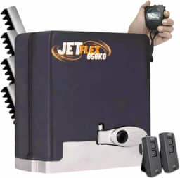 Motor De Portão Eletrônico Residencial DZ STARK 650 KG JETFLEX KL (Z18) PPA BIVOLT 2tx 4m