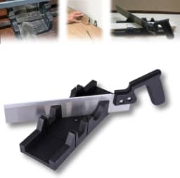 Kit Gabarito Caixa Meia Esquadria Serrote Corta Ângulos Serra 300mm P/Serrar Madeira Forma de Corte Serrinha de Marceneiro