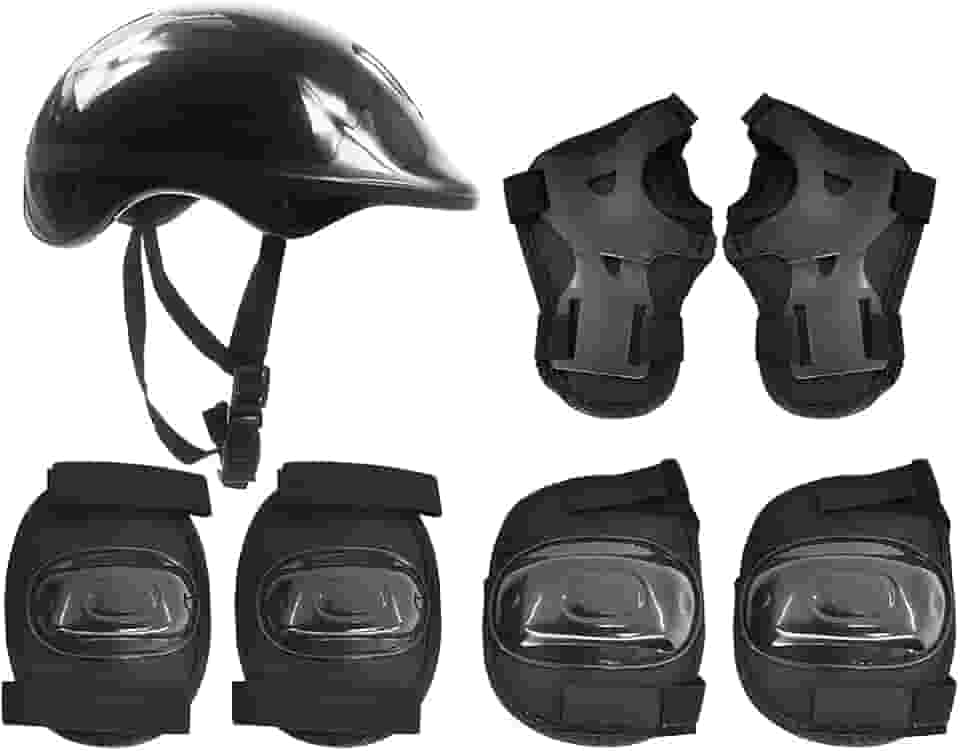 DM Toys Kit de Proteção Radical Plus Infantil Preto M 55-59cm, Radical, DMR5486