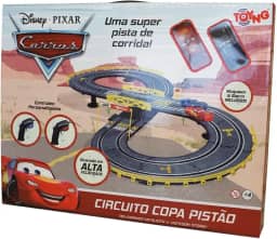 Toyng - Disney - Pista de Corrida - 2 Carrinhos, Controle Remoto