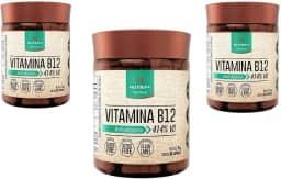 KIT 3X VITAMINA B12 METILCOBALAMINA 60 CAPS NUTRIFY