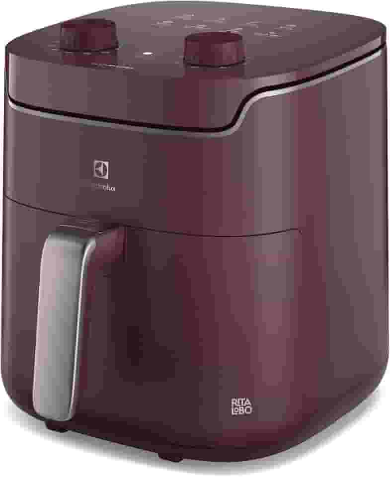 Air Fryer Electrolux p/Rita Lobo 5,6L Vermelha Escura Efficient Economia de Energia 1400W (EAF41) - 127V