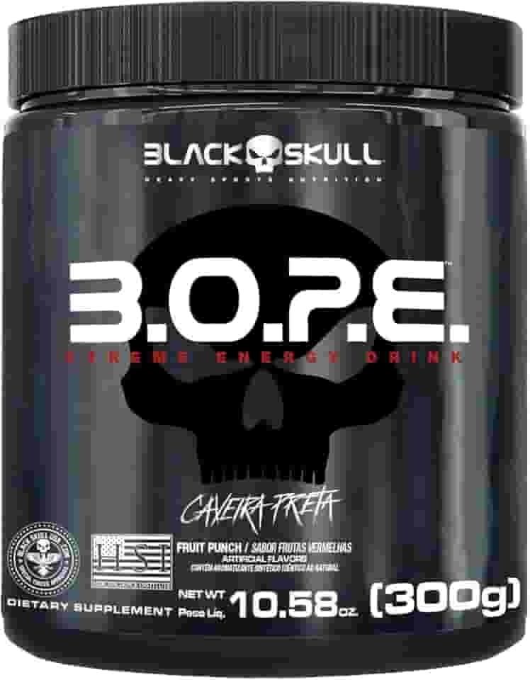 B.O.P.E Pré Treino - 300G Frutas Vermelhas - Black Skull, Black Skull