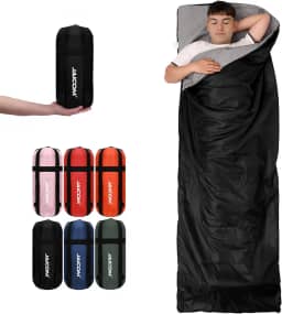 Saco de dormir leve, saco de dormir ultraleve para 3 estações – compacto, confortável, impermeável para atividades ao ar livre, acampamento, viagens, verão, caminhadas