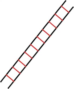 ESCADA DE AGILIDADE VERMELHA