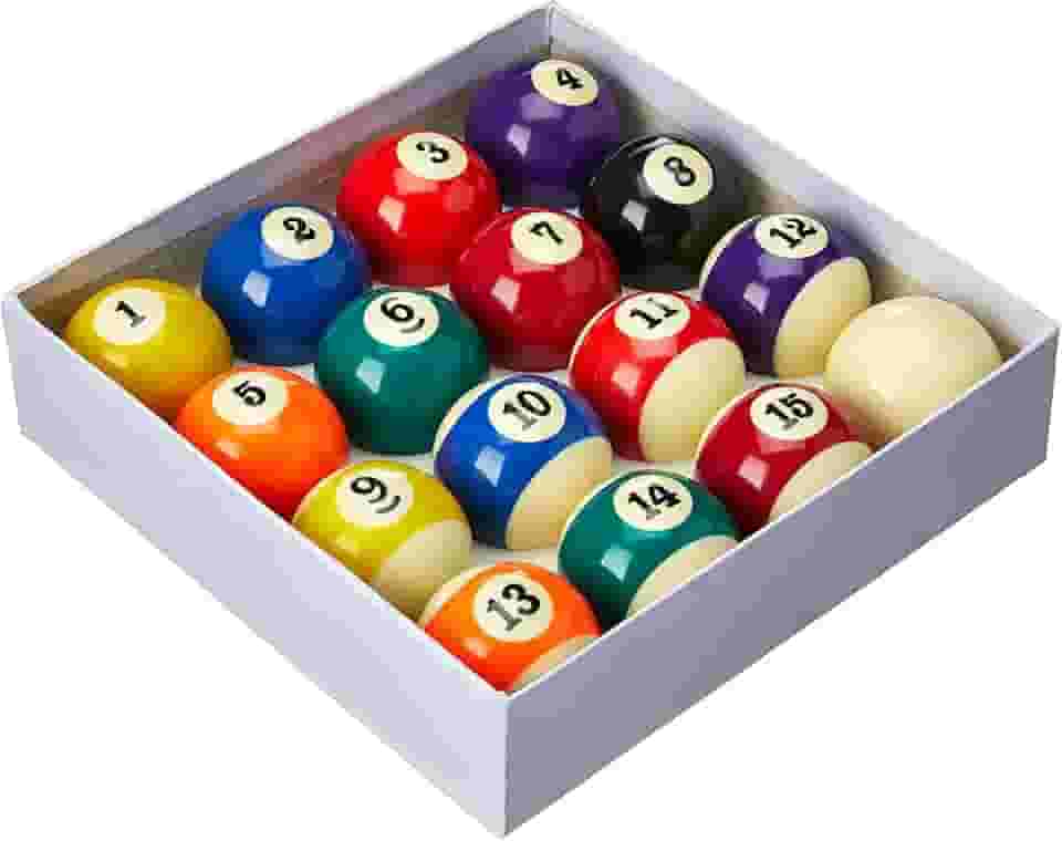 Jogo Bolas De Bilhar Sinuca 54mm Numeradas Branca 58mm