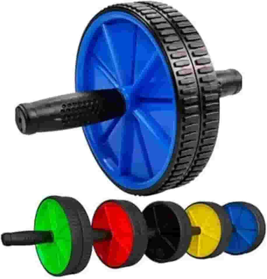 Roda Abdominal para Exercícios Equipamento de Treino Fitness com Empunhadura Antiderrapante Fortalecimento Muscular Premium