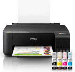 Impressora Epson EcoTank L1250 - Tanque de Tinta Colorida, Wi-Fi Direct, Comando de voz, Bivolt, Cor: Preto