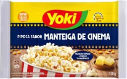 Pipoca para Micro-Ondas Manteiga de Cinema Yoki Pacote 100g