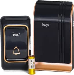 Campainha Residencial Sem Fio Wireless Com Bateria 150m Prime a Prova d'agua 38 Toques