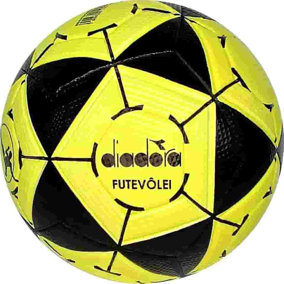 Bola de Futvolei, Diadora Pro, PU, Elite-R, Amarelo Neon, Futebol e Magia