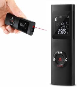 Genérico Trena Laser Digital Profissional 40 Metros Medidor de Distância Recarregável USB-C