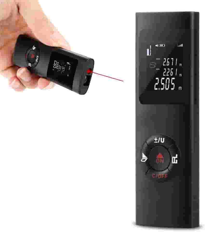 Genérico Trena Laser Digital Profissional 40 Metros Medidor de Distância Recarregável USB-C