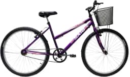Bicicleta Aro 26 Feminina Mono Saidx Sem Marcha Com Cesta