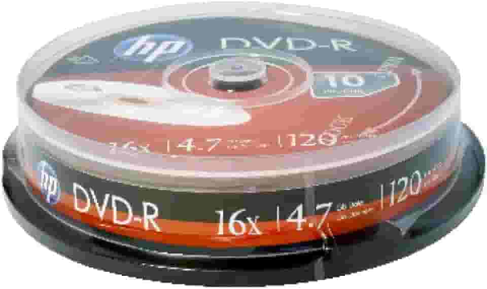 Dvd-R Hp Grávavel Pino C/10 Unidades, Cis, 46.3023, Prata