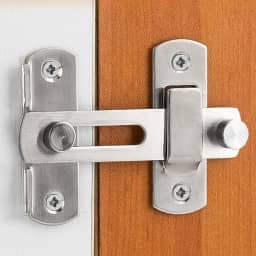 Trava Fechadura de Porta A?o Inoxid?vel 180? Trinco Tarjeta Ferrolho