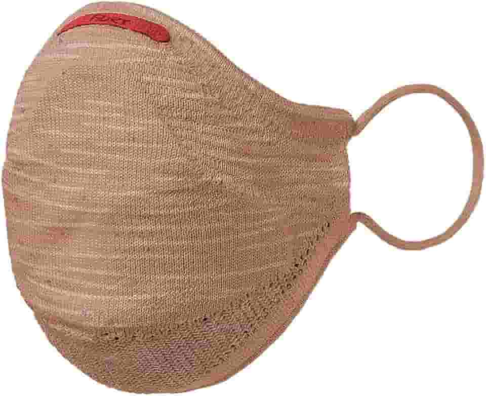 Máscara Fiber Knit AIR + 30 Filtros de Proteção + Suporte 3D (Rosê, M)