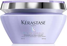 Kérastase Máscara Blond Absolu Masque Ultra-Violet, Cabelos loiros, descoloridos, Hidratação, neutraliza os tons amarelados, Ácido Hialurônico, Flor de Edelweiss, 200 ml