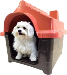 Casinha Pet para Cachorro Gato Conforto e Segurança Casa N2 (Preto, N2)