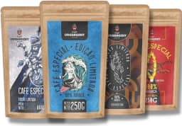 Café Odebrecht Edição Limitada, Kit 4 Pacotes de Café Especial 100% Arábica em Grãos, 250g Cada