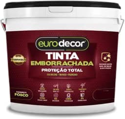 Super Tinta Emborrachada 3.6kg Contra Infiltrações Fissuras Acabamento Fosco Branco Neve