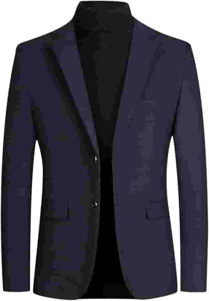 Blazer masculino outono inverno forrado com lã trabalho blazer liso blazer masculino 2023