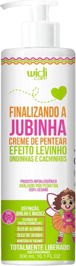 Widicare Finalizando A Jubinha Creme De Pentear Efeito Levinho Ondinhas E Cachinhos - 300Ml