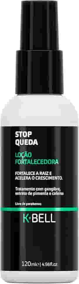 K-BELL Tônico Capilar Stop Queda 120ml Antiqueda Fortalecedor com Cafeína e Gengibre – Estimula o Crescimento e Fortalece da Raiz