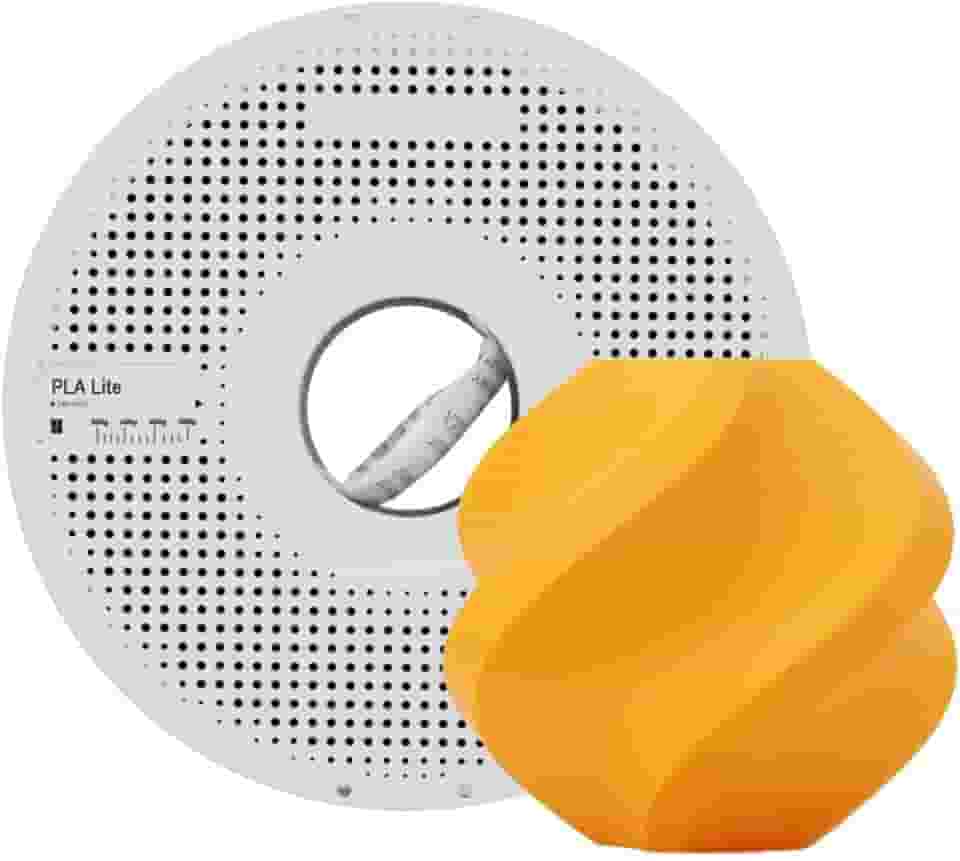 Filamento Bambu Lab para Impressora 3D PLA LITE - Orange - Com carretel reutilizável - 1,75mm - 1kg