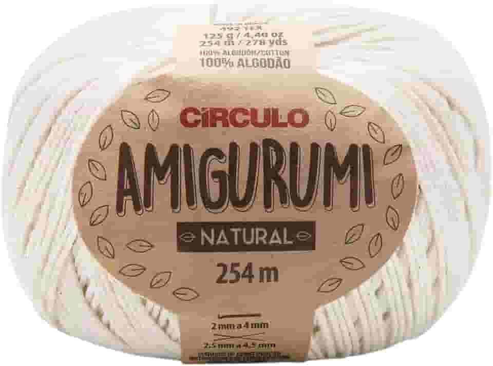 Fio Amigurumi Linha Novelo 254m 125g 0020 NATURAL