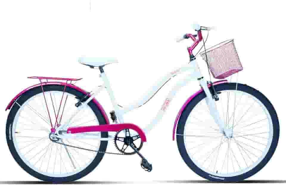 Bicicleta Feminina Passeio Forss Hello Aro 26 Com Cestinha