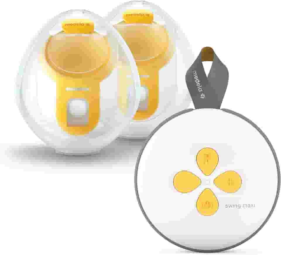 Bomba Tira Leite Elétrica Dupla Swing Maxi Hands Free | Fácil de Usar, Intuitiva, Ideal para a Extração em Movimento e com Mãos Livres