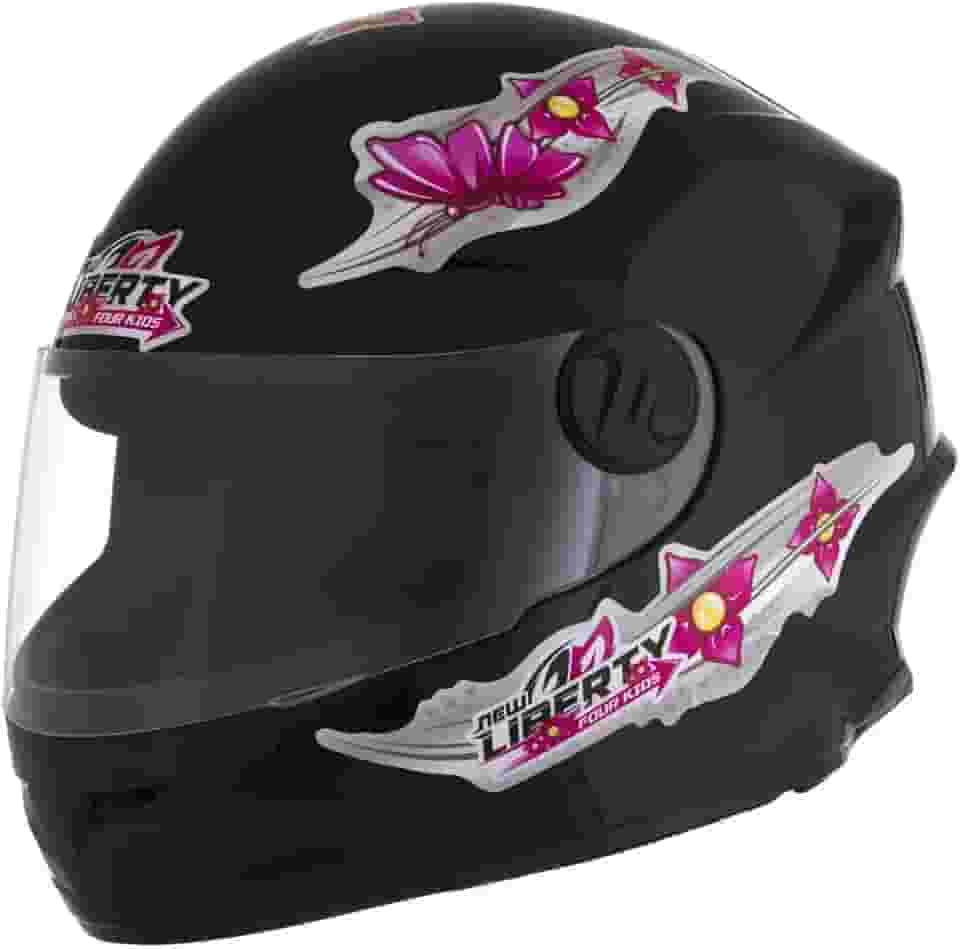 CAPACETE FECHADO PRO TORK LIBERTY FOR KIDS GIRLS PRETO TAM. 54
