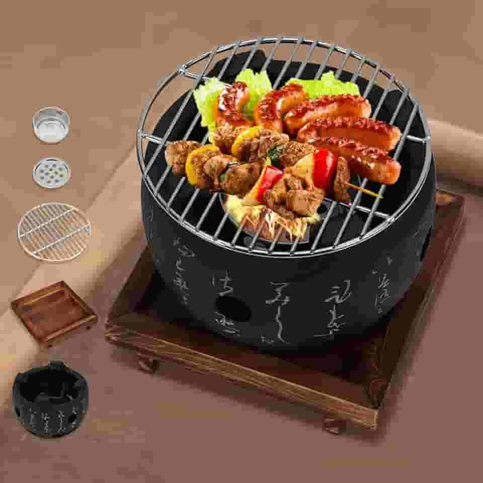 Churrasqueira Estilo Japonês, Churrasqueira Carvao, Churrasqueira de Fogão, Mini Churrasqueira Carvao