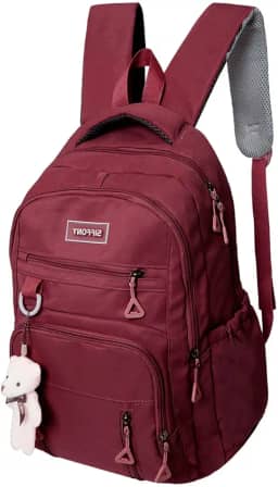Mochila Bolsa Fofa Moderna Feminina Estilosa Elegante Impermeável Estudante Escolar Faculdade Viagem Trabalho Fashion Para Notebook Linda Passeio Leve Grande