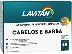 Lavitan Mais Hair Men 60caps Queda Intensa (cabelos E Barba)