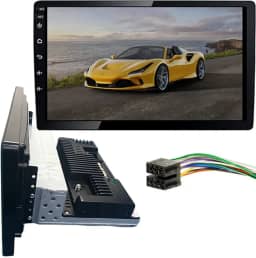 Aparelho de som automotivo MP5 1DIN ou 2DIN tela de 9" HT-9722 Sistema Android 11, 1GB de RAM 16GB de memória interna