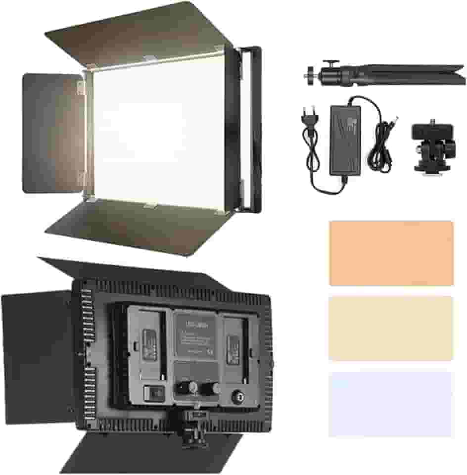 3200K-5500K LED Iluminação Para Filmagem Photo Studio Light,Painel De Luz Led U800 Cor Branca