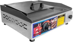 Chapa Elétrica com Abafador e Prensa Manual, 40x35cm, Termostato até 300°, 110V/220V, Sevefort Grill (110v)