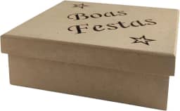 Caixa MDF Natal, Caixa de Natal MDF. Expresse Seus Sentimentos Com Esta Caixinha Encantadora. Tem o Tamanho Certo: Nem Grande, Nem Pequena. Ideal para Presentear com Mimos.
