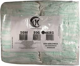 Fralda Geriátrica Adulto Segunda Linha Com 50 Unidades Tamanho M G XG Incontinência Moderada (X-Grande)