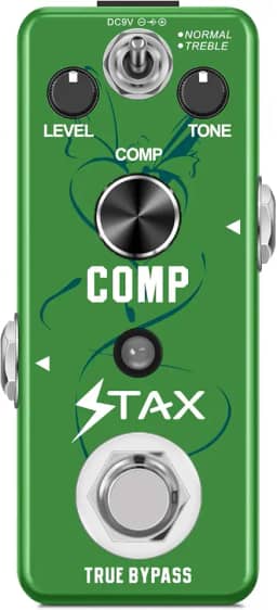 Stax Pedais De Efeitos Compressores. Som Clássico Compressão Óptica. Ataque E Atenuação Suaves. Mantendo O Transiente Do Sinal Original Da Guitarra Elétrica.