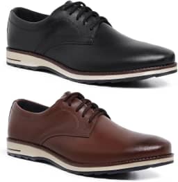 Kit 2 Pares Sapato Oxford Social Casual Moderno Elegante Masculino Preto e Marrom