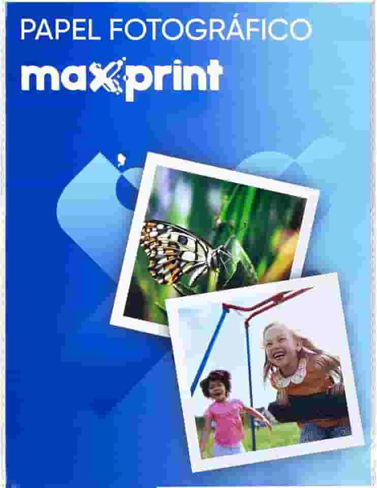 Papel Fotográfico Fosco A4 108g 100 Folhas – Maxprint
