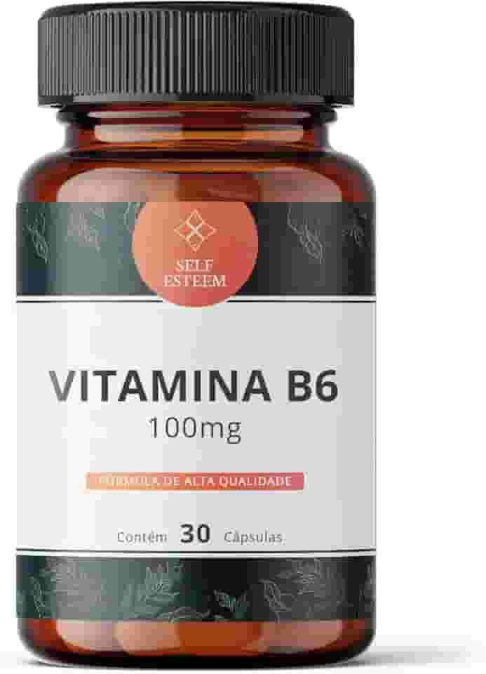 Vitamina B6 (Piridoxina) 100mg 30 Cápsulas