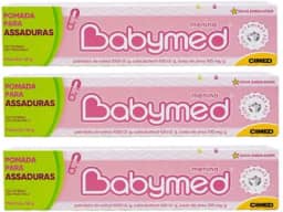 Pomada Babymed Assadura Bebê Pele Delicada Kit C/3 Menina…